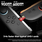 Lexar 512GB PLAY micro SD Card, UHS-I, C10, U3, V30, A2, Full HD, 4K, Up to 205/140 MB/s microSDXC Memory Card, Expanded Storage for Nintendo-Switch 1, Gaming, Smartphones, Tablets (LMSPLAY512G-BNSNU)