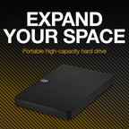 Seagate Expansion 2TB External HDD USB 3.0 Portable Hard Drive with 3 yr Data Recovery Services