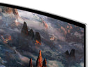 Samsung Odyssey G9 49" 240Hz 1440p Dual QHD OLED Panel HDR10 Ultrawide Curved Gaming Monitor with Speakers - Silver