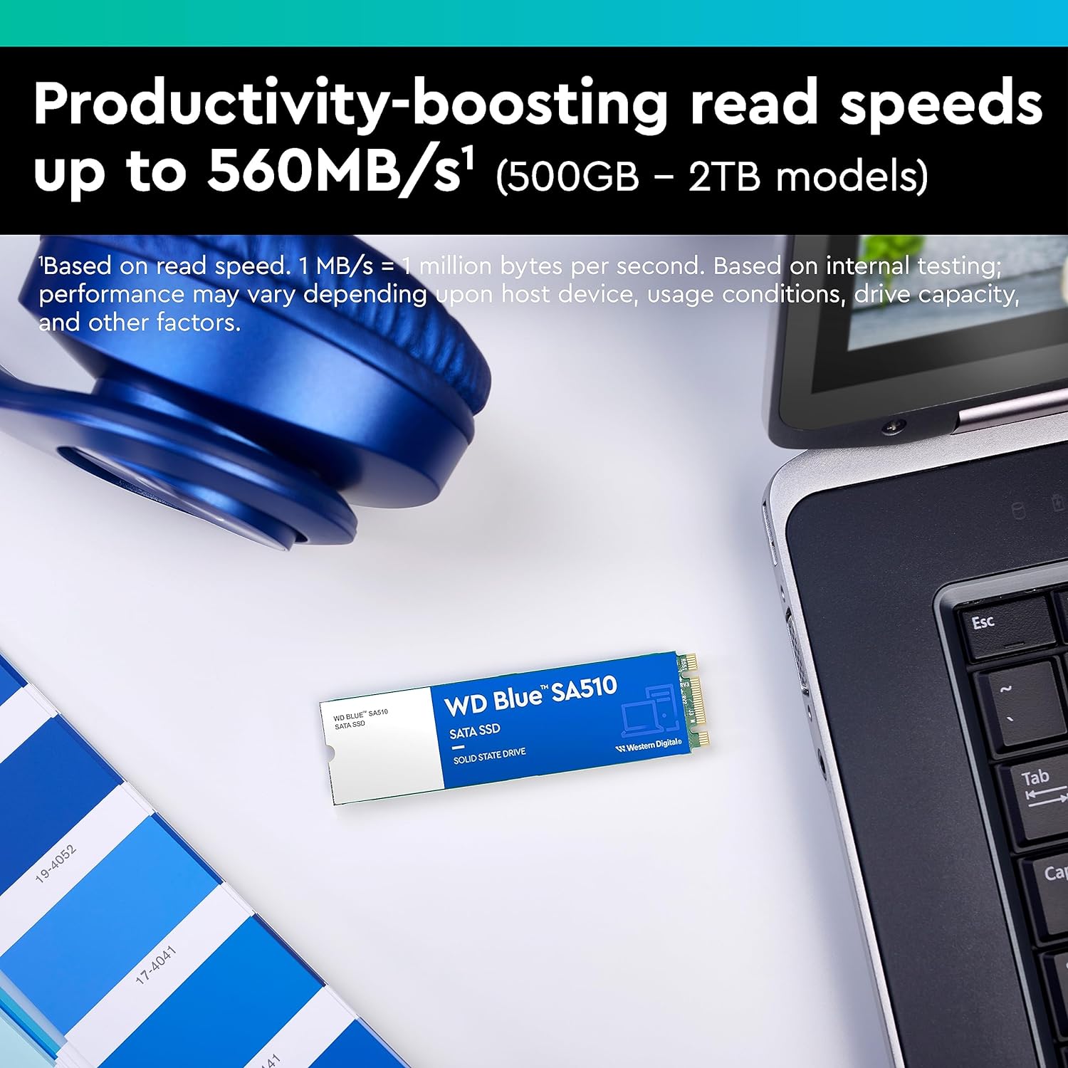 Western Digital Blue 500GB M.2 SATA III Internal Solid State Drive
