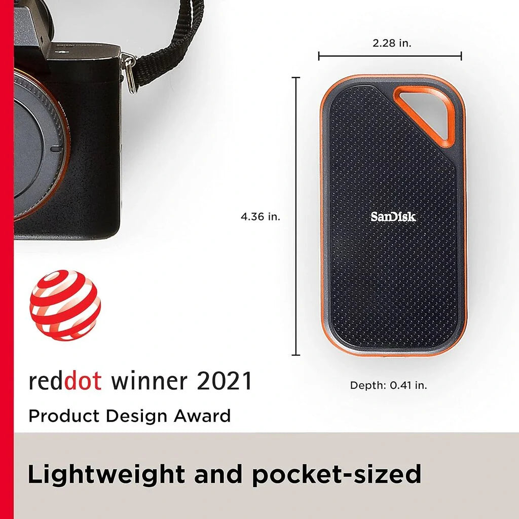 SanDisk E81 2TB Portable 2000MB/s External Solid-State Drive