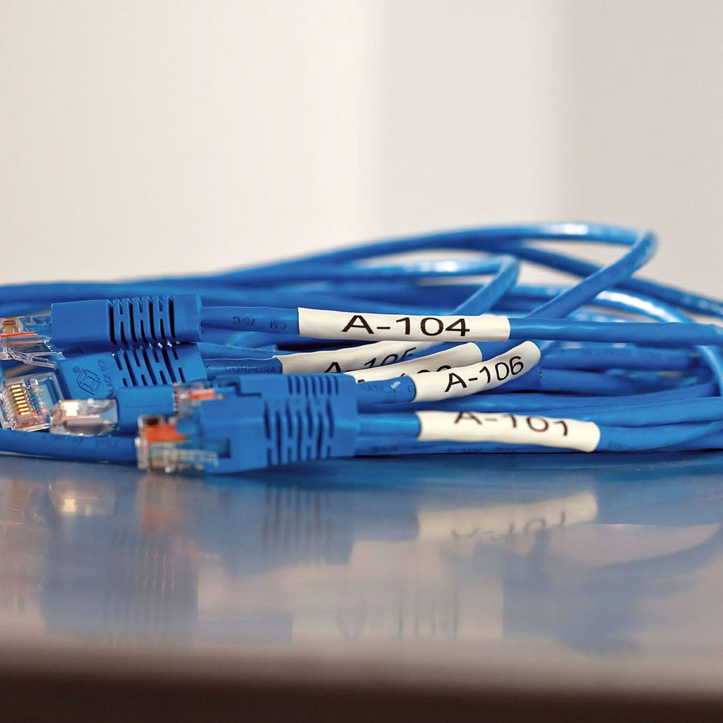 DYMO RHINO IND 6 MM HST WHITE