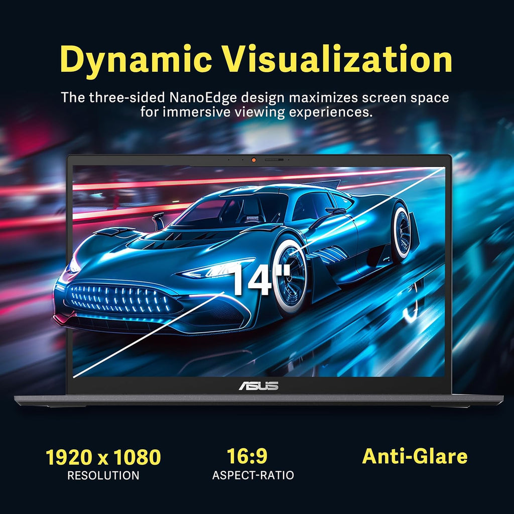 ASUS Chromebook Plus CX34 14" FHD Laptop, Intel i5-1235U, 16GB RAM, 256 GB Storage ( 256GB SSD ), Intel UHD Graphics, Full HD Webcam, WiFi 6, Bluetooth, Chrome OS, Gray
