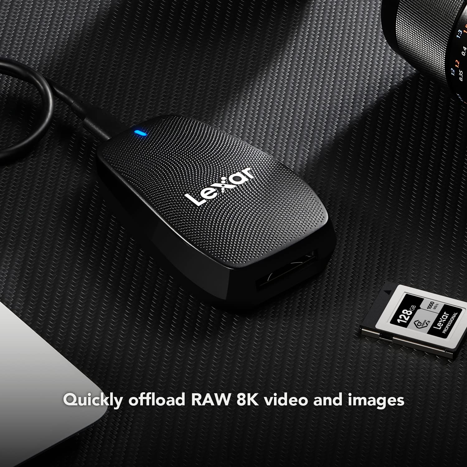 Lexar Professional Multi-Card 3-in-1 USB 3.1 Reader (LRW500URBNA)