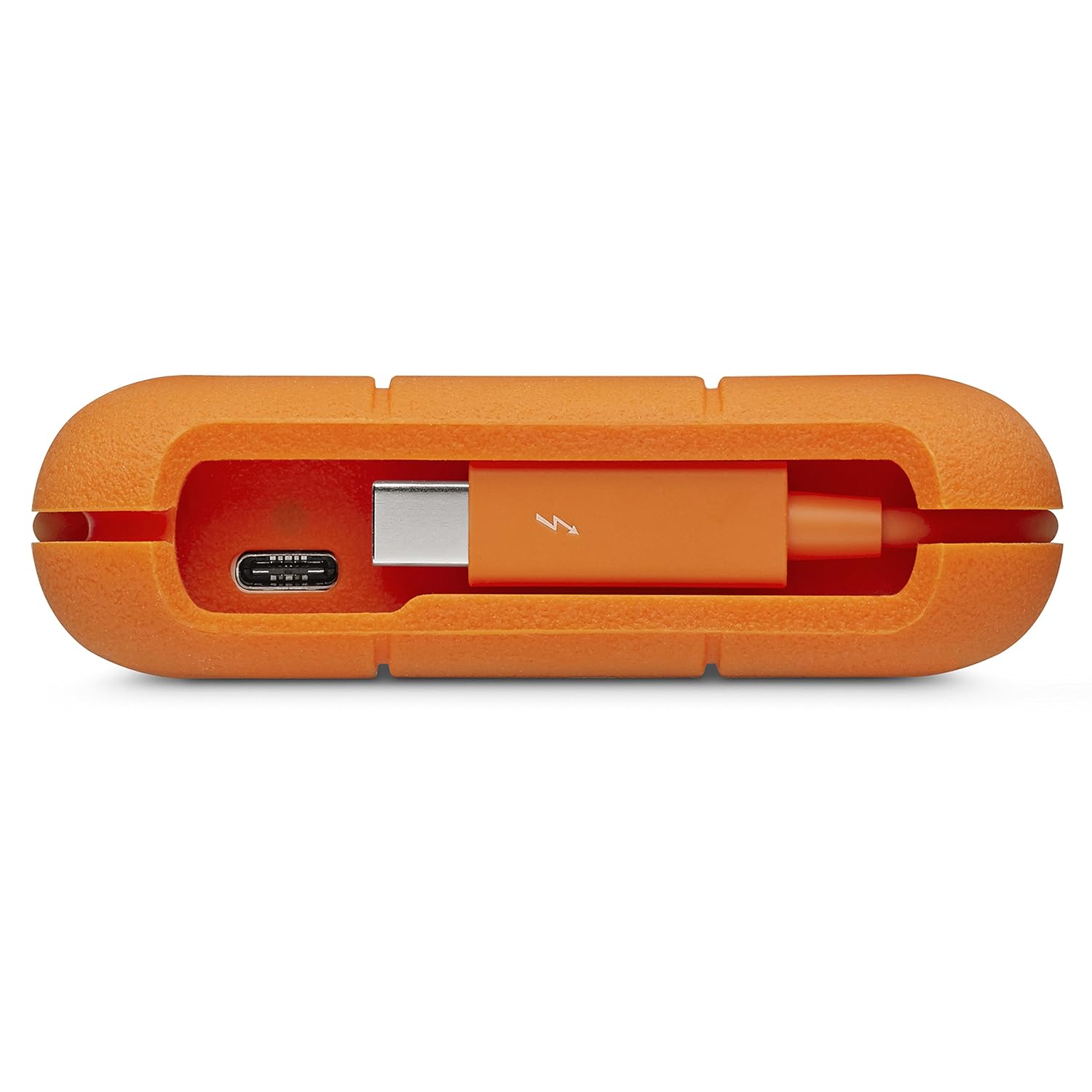 LaCie Rugged USB-C 4TB Portable External Hard Drive with 2-Year Data Recovery Service