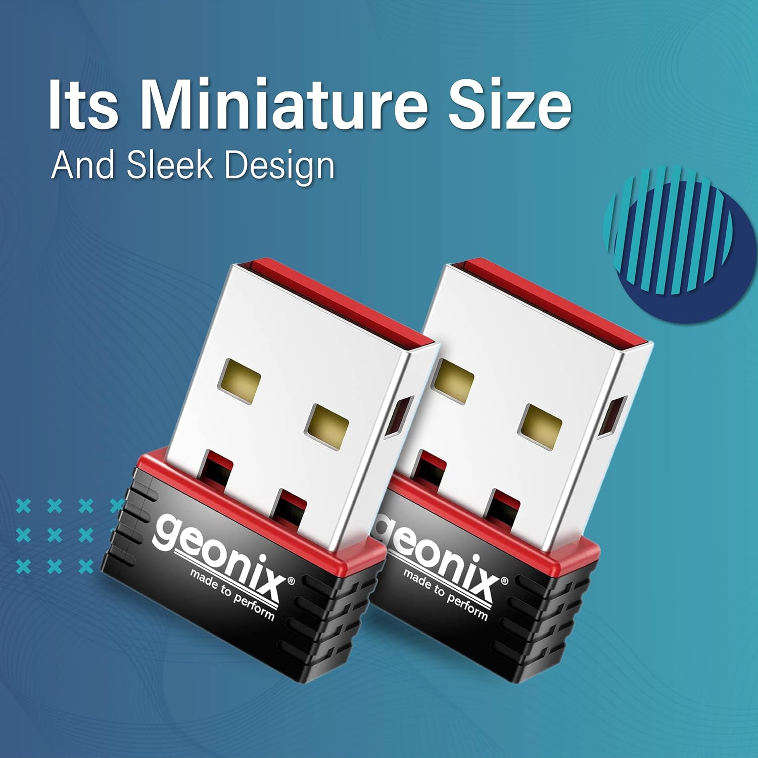 GEONIX Mini USB 2.0 Wi-Fi 150Mbps Wireless Network Adapter