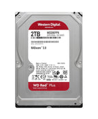 Western Digital WD Red Plus 2TB 3.5" SATA 6Gb/s 5400RPM NAS Internal Hard Disk Drive