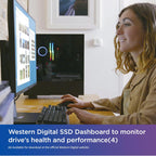 Western Digital WD Blue 2TB M.2 2280 SATA Internal Solid State Drive - Blue