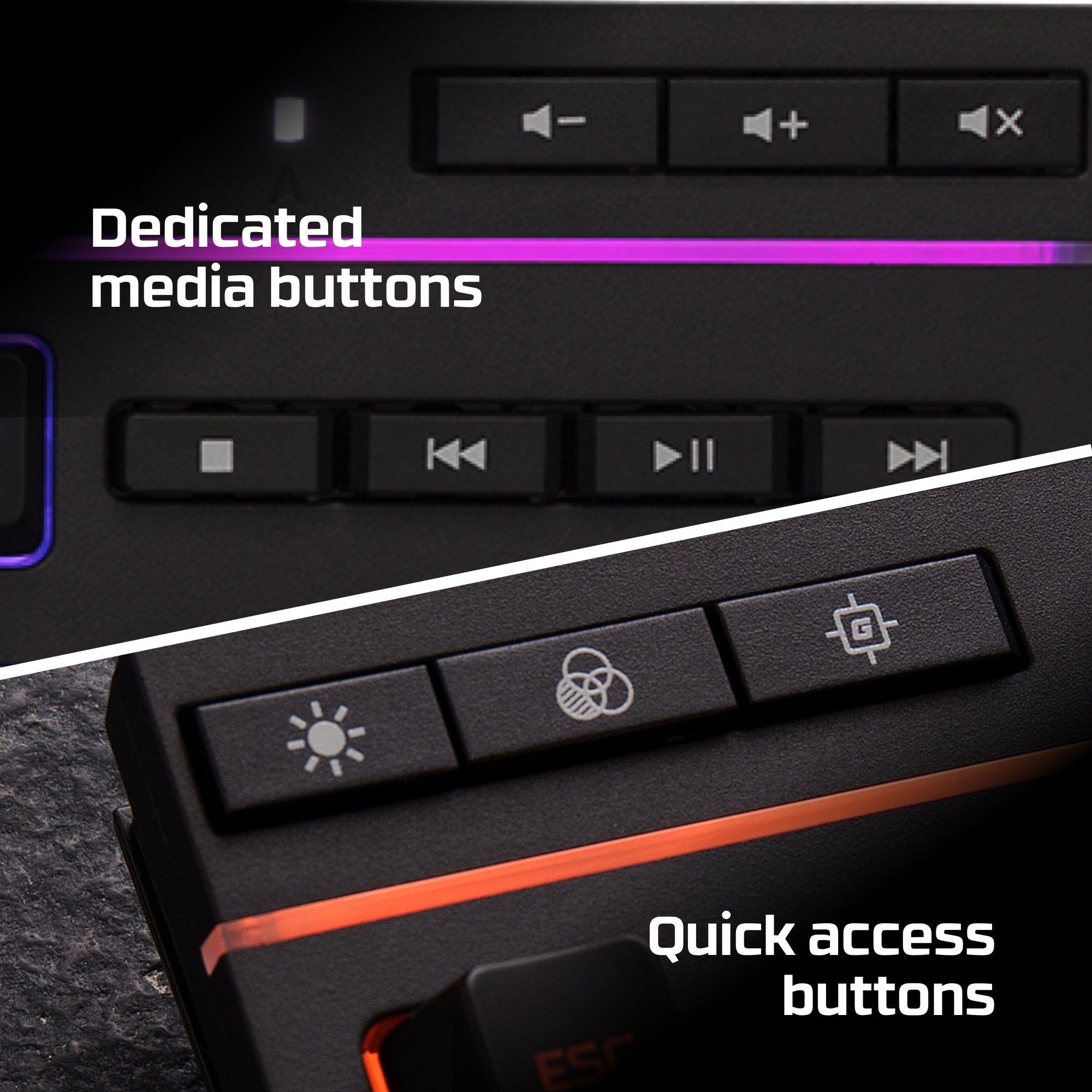 HyperX Alloy Core RGB Gaming Keyboard with Membrane switches
