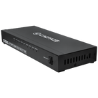 Cadyce CA-8HDSP 1×8 HDMI Splitter close‑up of HDMI input and eight output connectors