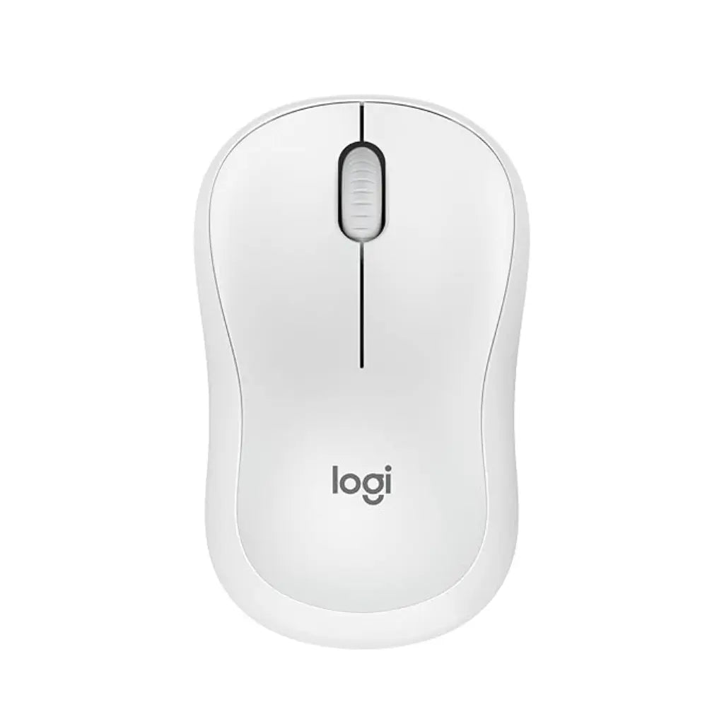 Logitech M240 Silent Bluetooth Wireless Mouse Compact Design - Off White