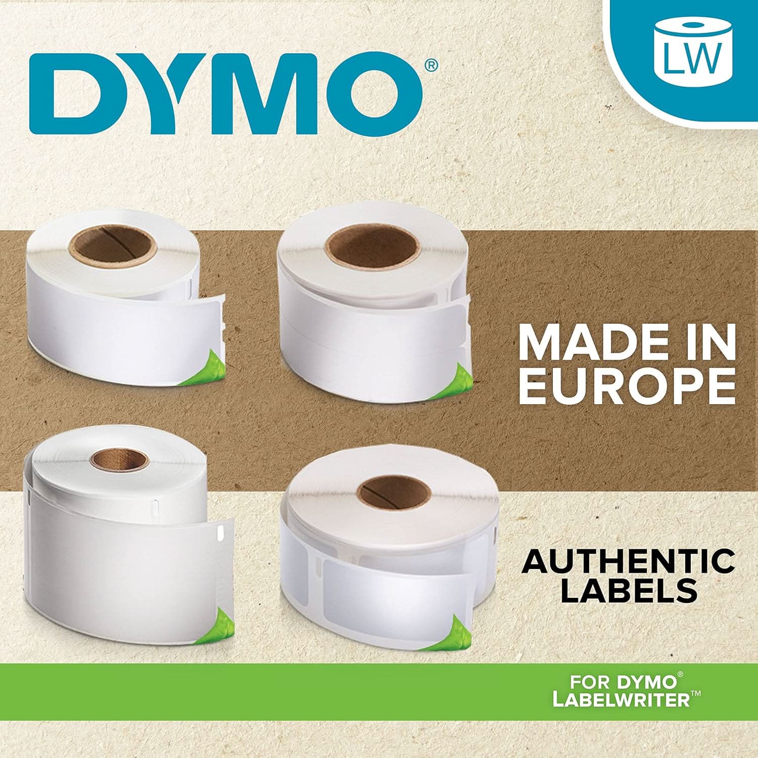 DYMO LW DURABLE 3/4" X 2-1/2" (19MM X 64MMX900NOS)