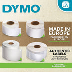 DYMO AUTHENTIC LW LARGE ADDRESS LABELS, 36MM X 89MM, SELF-ADHESIVE, ROLL OF 260, 2 PACK (520 EASY-PEEL LABELS), FOR LABELWRITER LABEL MAKERS