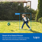 TP-Link Tapo C410 3MP 2K QHD Smart Wire-Free Indoor/Outdoor Security Camera - White