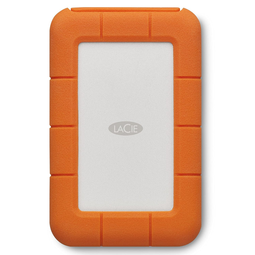 LaCie Rugged USB-C 4TB Portable External Hard Drive with 2-Year Data Recovery Service