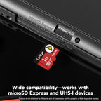 Lexar Play PRO microSD Express Card, UHS-I, C10, U3, V30, Full HD, 4K, Up to 900/600 MB/s Memory Card, Compatible w/Nintendo-Switch 2, ASUS ROG Ally, Steam Deck, Gaming (LMSXPS0256G-BNNNU)