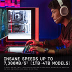 Western Digital WD Black SN850X 8TB M.2 NVMe Internal Gaming SSD with Heatsink - Black
