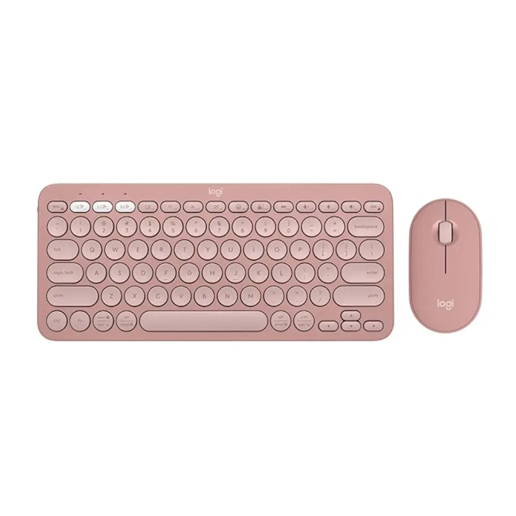 Logitech Pebble 2 Combo Wireless Bluetooth Keyboard & Mouse Set with Logi Bolt Receiver