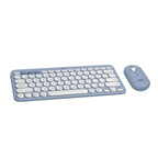 Logitech Pebble 2 Multi Device Wireless Keyboard & Mouse Combo - Tonal Blue