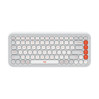 Logitech POP Icon Keys Multi Device Wireless Bluetooth Keyboard - Off White