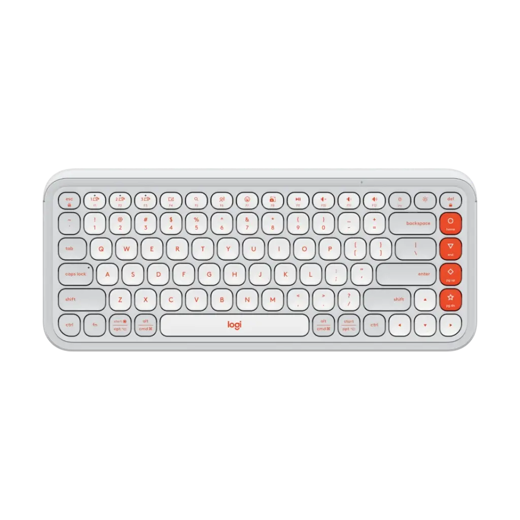 Logitech POP Icon Keys Multi Device Wireless Bluetooth Keyboard - Off White