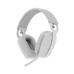 Logitech Zone Vibe 100 Lightweight Wireless Headphones with Noise-Cancelling - Off White