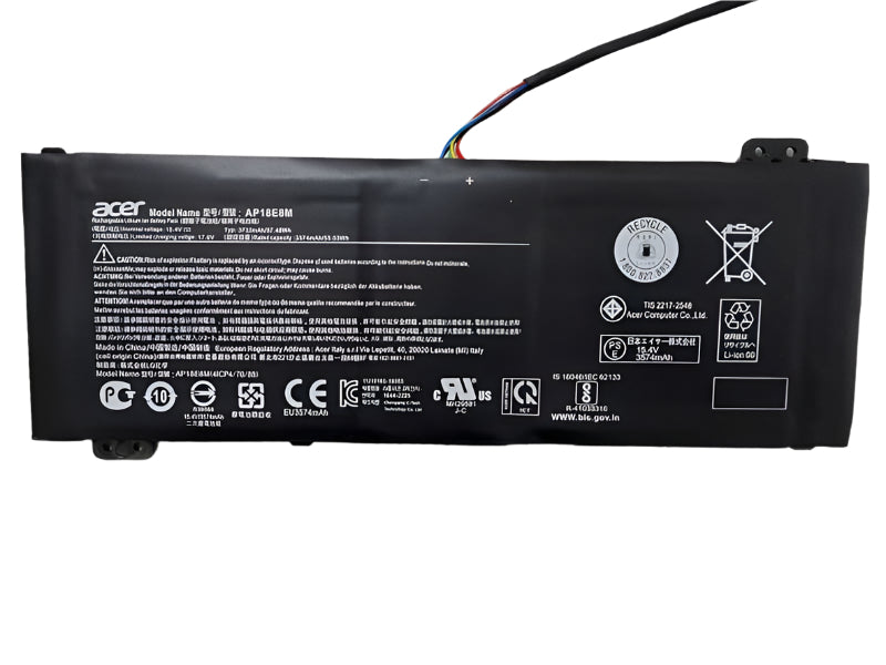 Acer AP18E8M Original OEM 58Whr 3733mAh 15.4V 4 Cell Laptop Battery