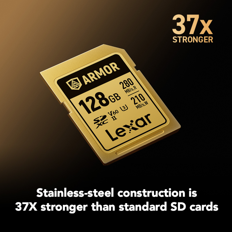 Lexar ARMOR GOLD SDXC UHS-II Card - 256GB