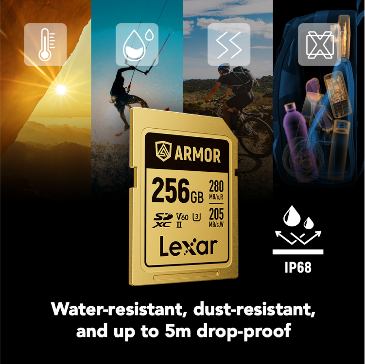 Lexar ARMOR GOLD SDXC UHS-II Card - 512GB