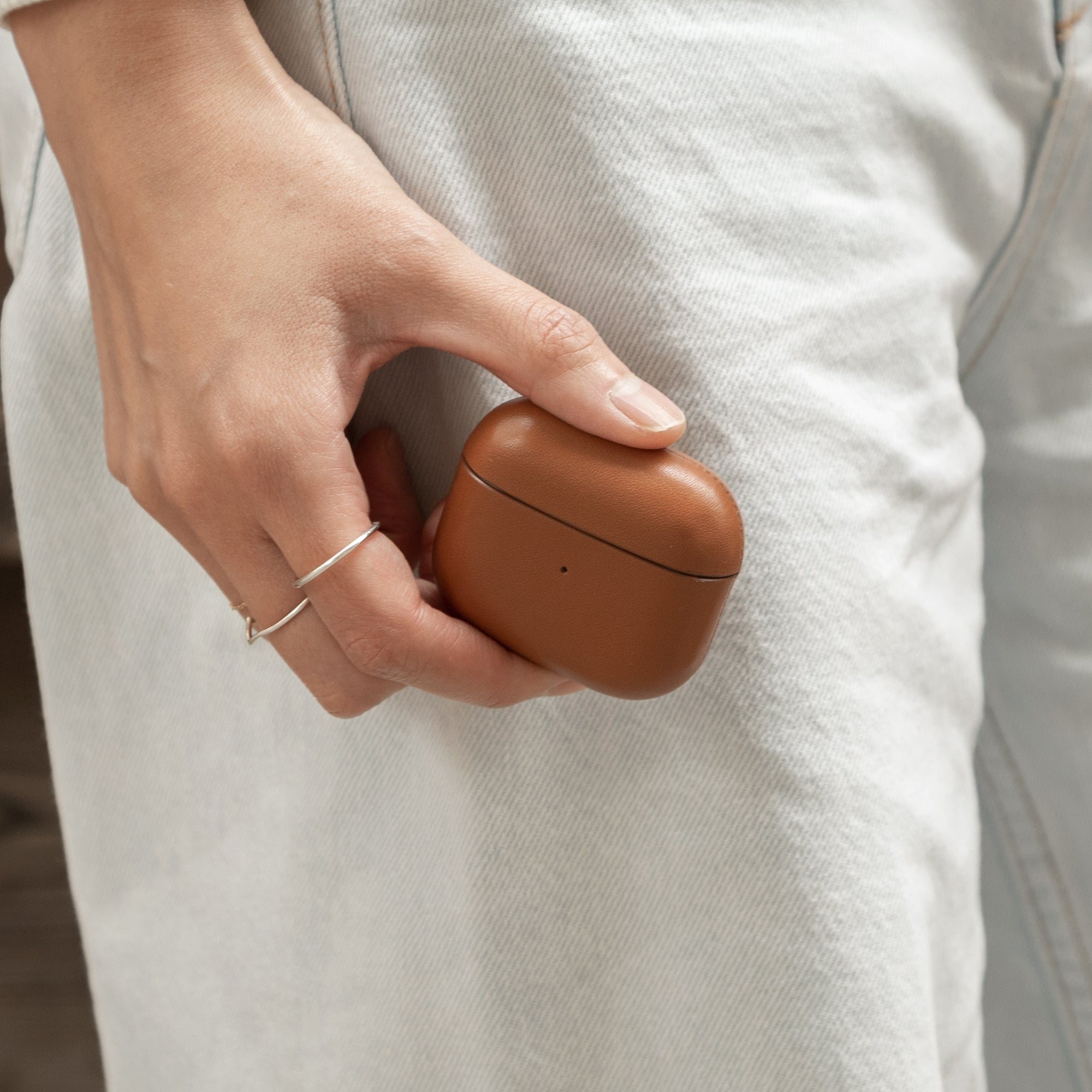 Leather Case for AirPods (Gen 3)