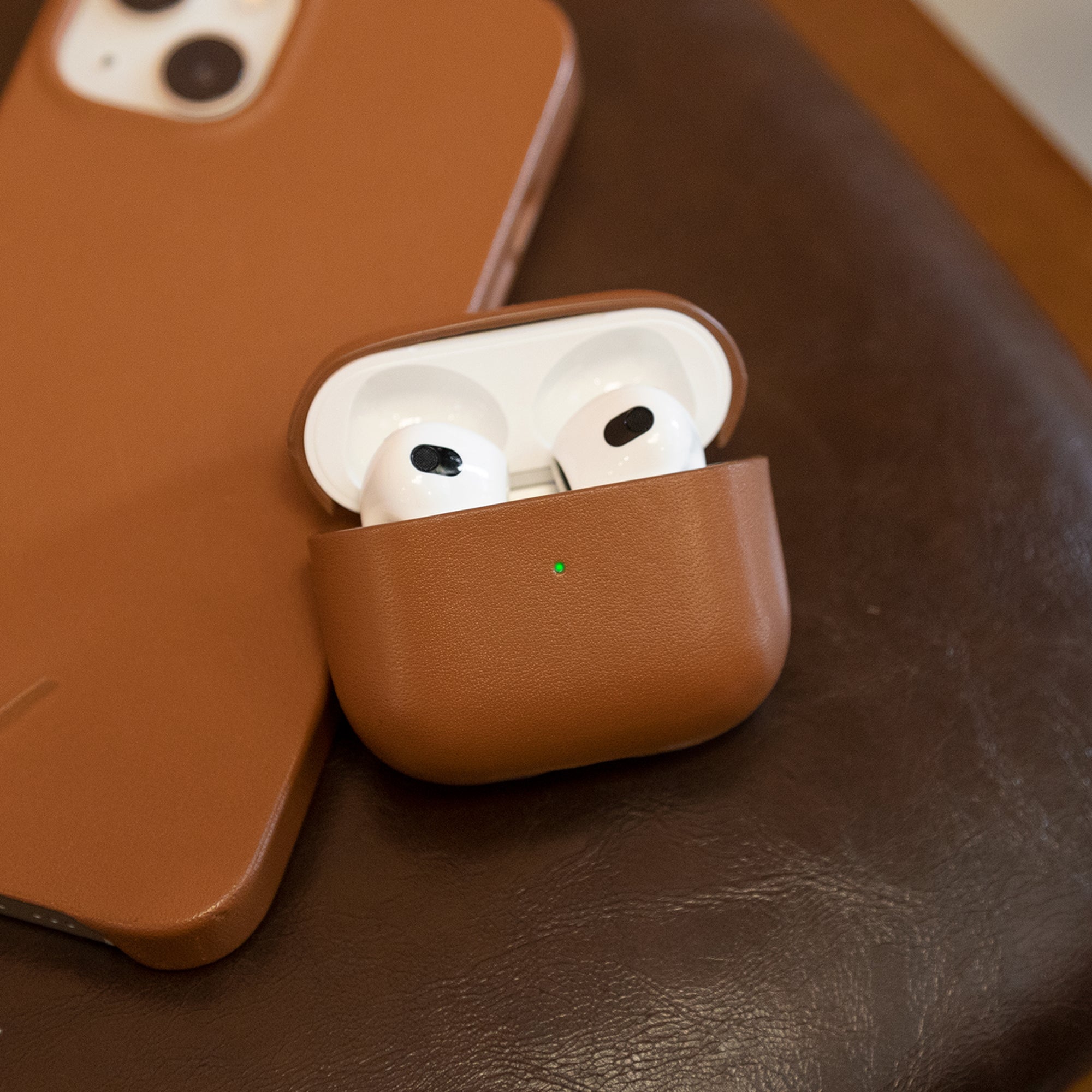 Leather Case for AirPods (Gen 3)