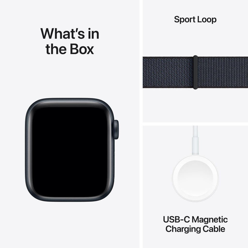 Apple Watch SE Midnight Aluminium Case with Ink Sport Loop – Suntronix