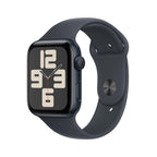 Apple Watch SE Midnight Aluminium Case with Midnight Sport Band