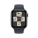 Apple Watch SE Midnight Aluminium Case with Midnight Sport Band