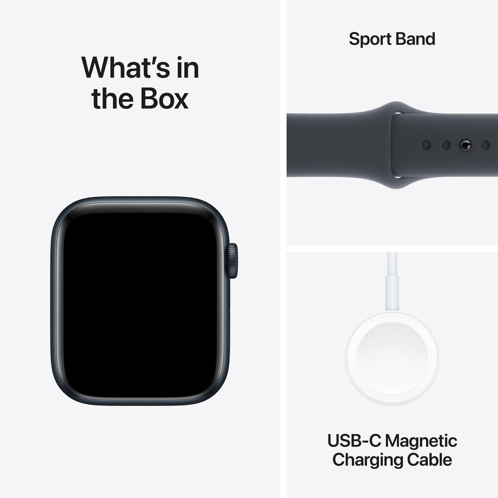 Apple Watch SE Midnight Aluminium Case with Midnight Sport Band