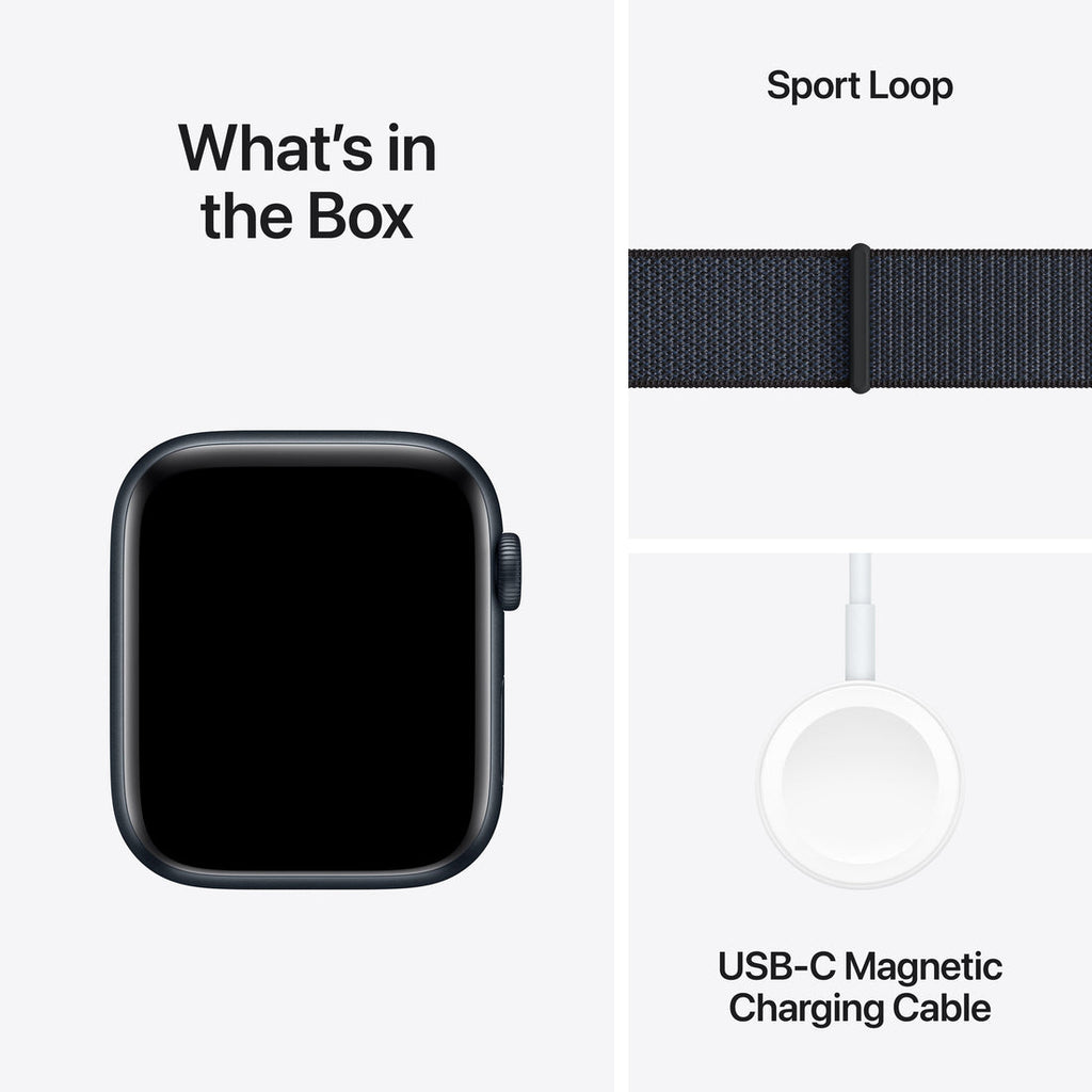 Apple Watch SE Midnight Aluminium Case with Ink Sport Loop