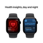 Apple Watch Series 10 Jet Black Aluminium Case with Black Sport Band