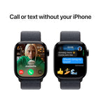 Apple Watch Series 10 Jet Black Aluminium Case with Ink Sport Loop
