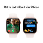 Apple Watch Series 10 Rose Gold Aluminium Case with Light Blush Sport Band