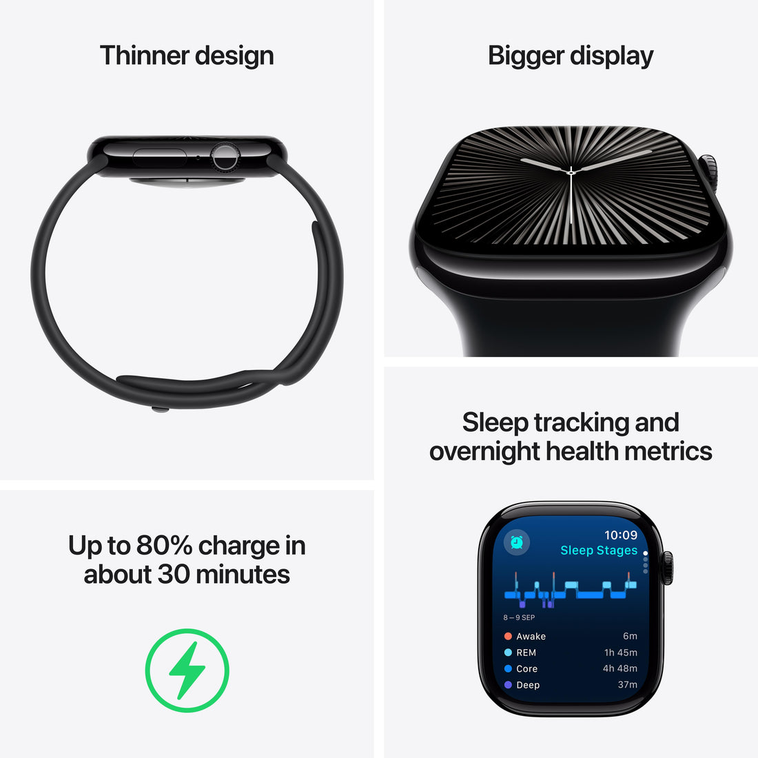 Apple Watch Series 10 Gold Titanium Case with Gold Milanese Loop