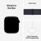 Apple Watch Series 10 Jet Black Aluminium Case with Ink Sport Loop