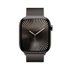 Apple Watch Series 10 Slate Titanium Case with Slate Milanese Loop