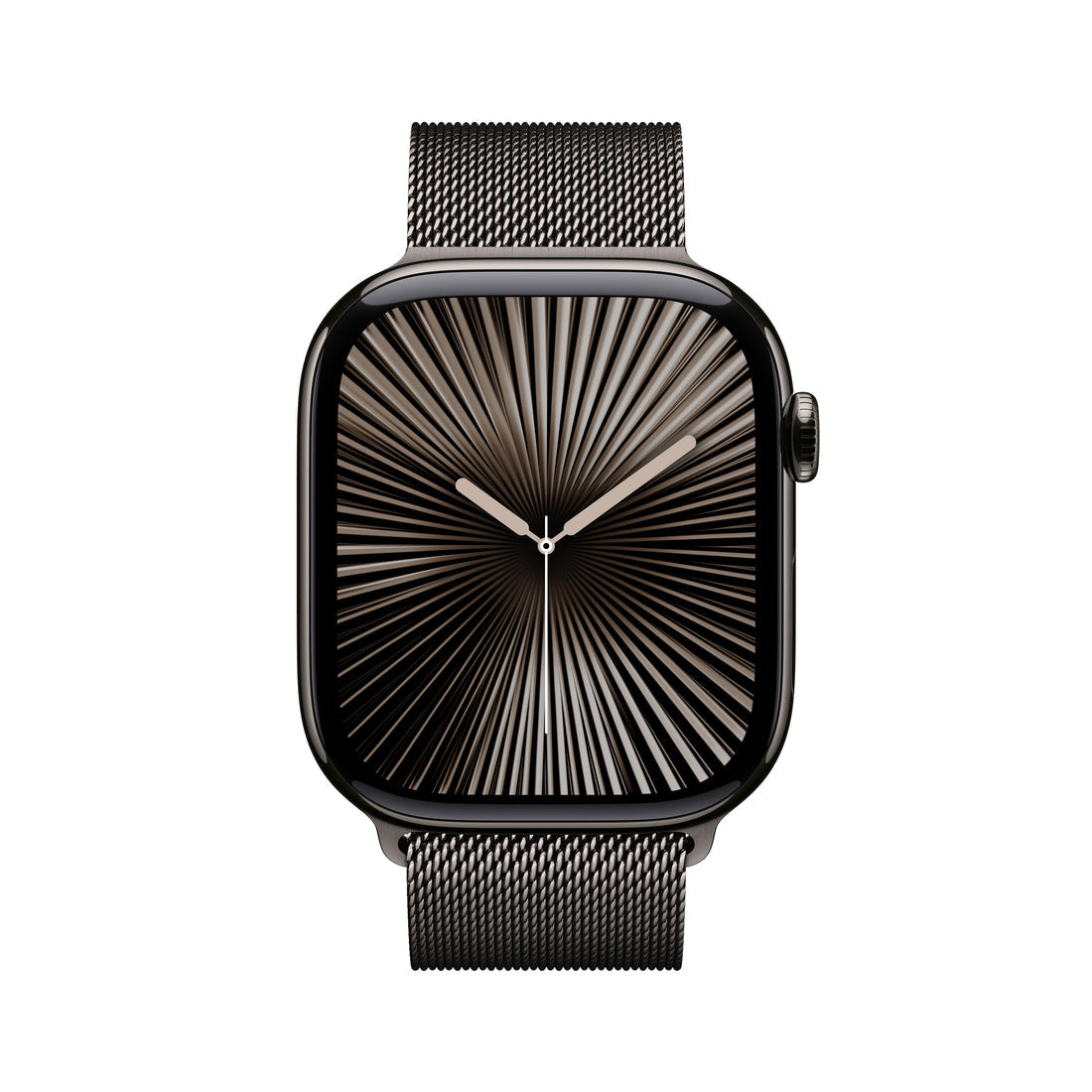 Apple Watch Series 10 Slate Titanium Case with Slate Milanese Loop