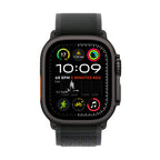 Apple Watch Ultra 2 Black Titanium Case with Black Trail Loop