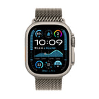 Apple Watch Ultra 2 Natural Titanium Case with Natural Titanium Milanese Loop