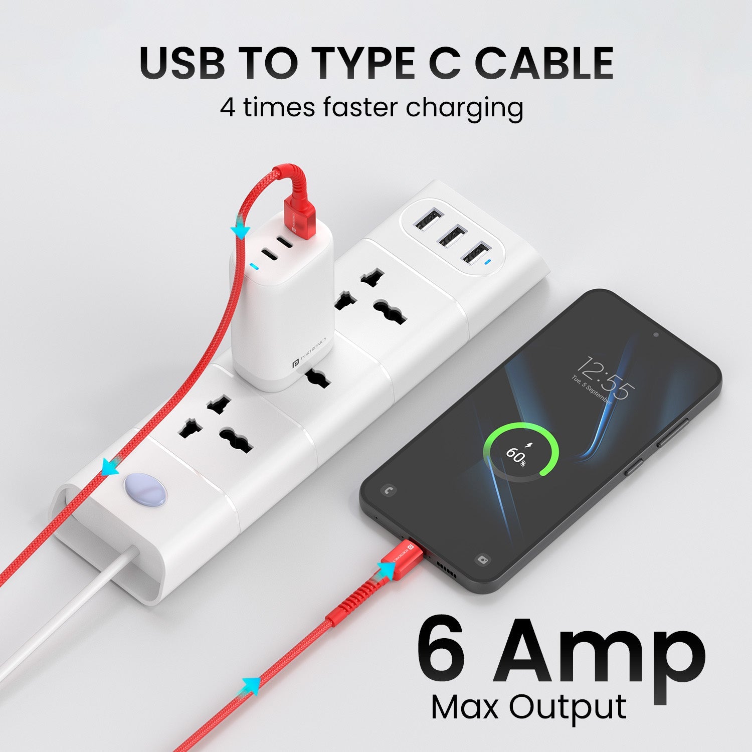 Konnect X 6A USB to Type C-1M
