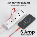 Konnect X - 6A USB to Type C 2m