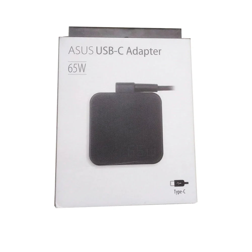 ASUS Original 65W 20V 3.25A USB Type-C Laptop Charger Adapter With Power Cord