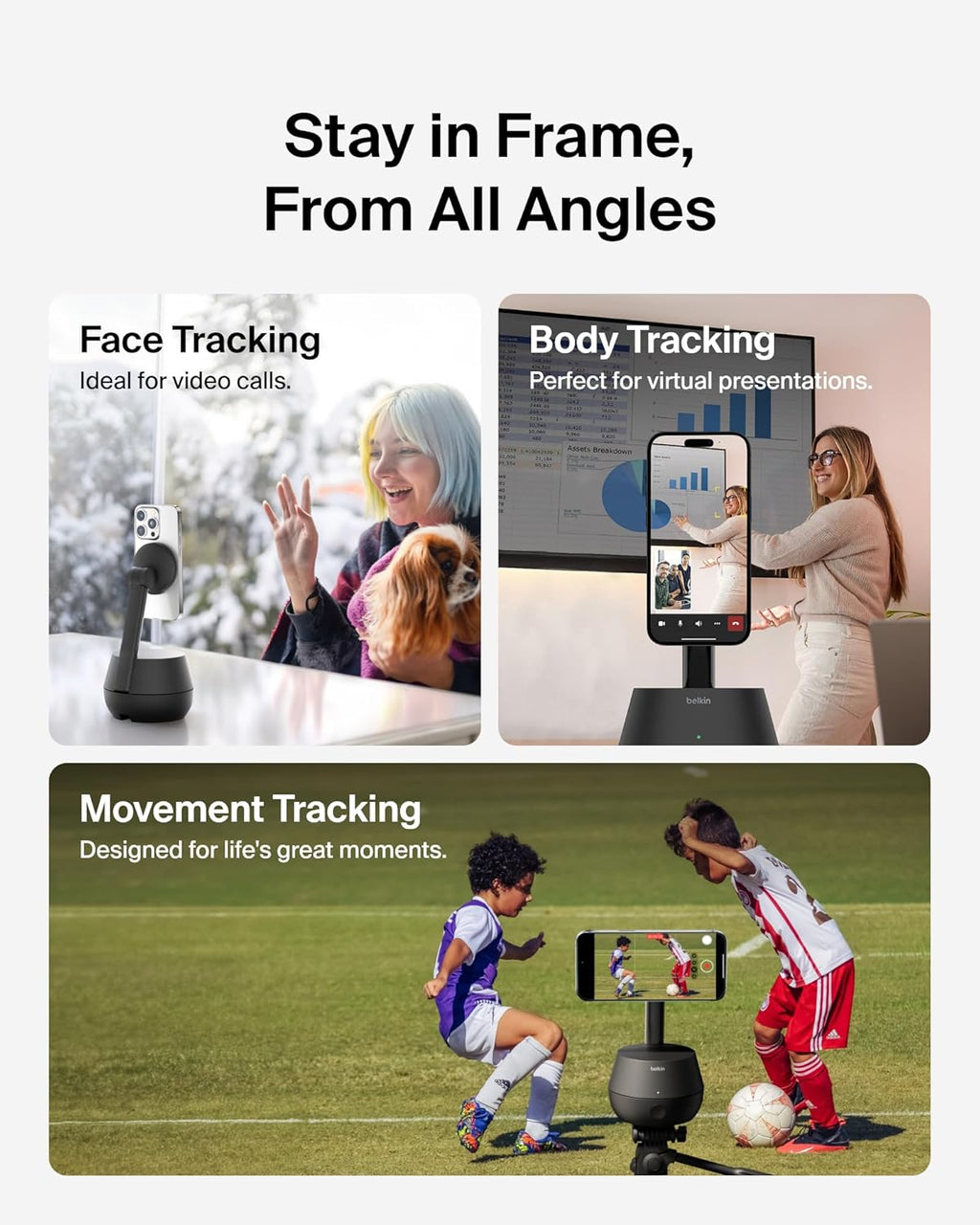 Belkin Auto-Tracking Stand Pro with DockKit