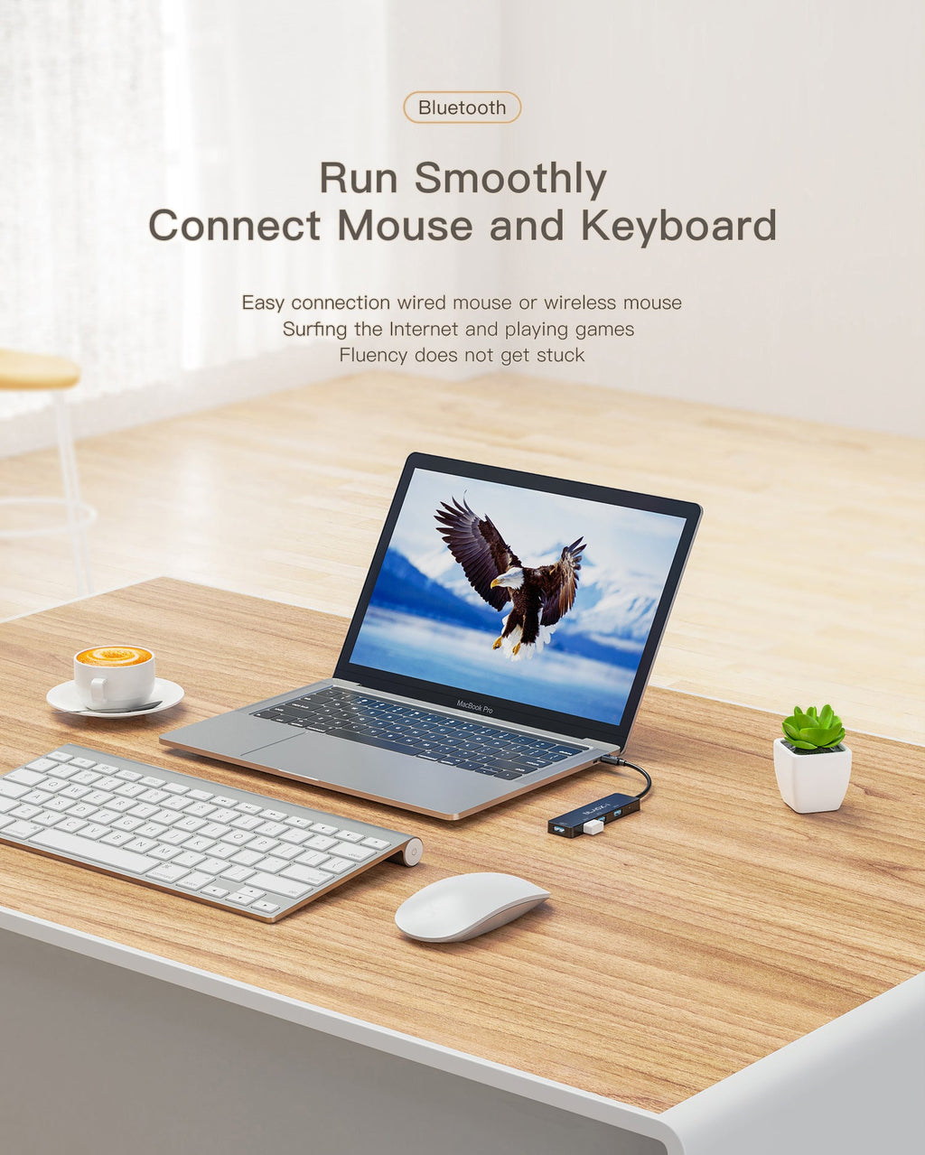 Black-i USB-C to 4-Port USB 3.0 Hub